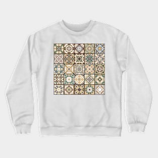 Mosaic tile tribal pattern Crewneck Sweatshirt